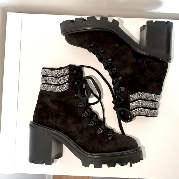 Jimmy Choo Eshe 65 Black Booties - Picture 5 of 11